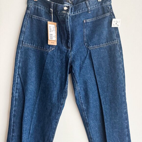 A.P.C Davi Jeans Mid-rise jeans with broken crease and straight leg 34 - Picture 8 of 8